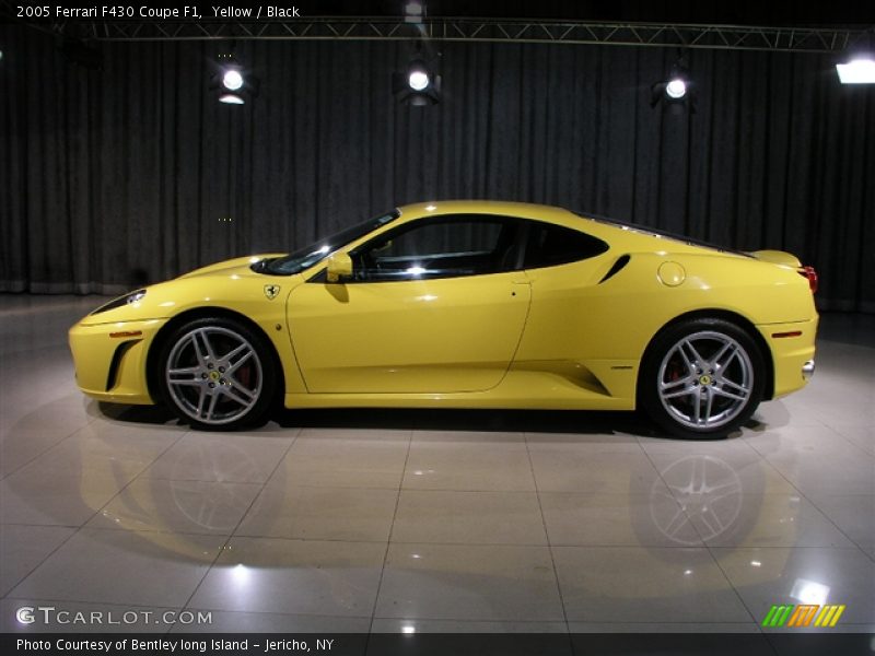 Yellow / Black 2005 Ferrari F430 Coupe F1