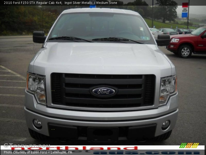 Ingot Silver Metallic / Medium Stone 2010 Ford F150 STX Regular Cab 4x4