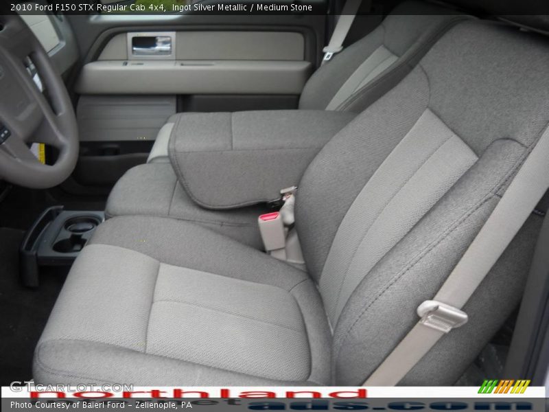 Ingot Silver Metallic / Medium Stone 2010 Ford F150 STX Regular Cab 4x4