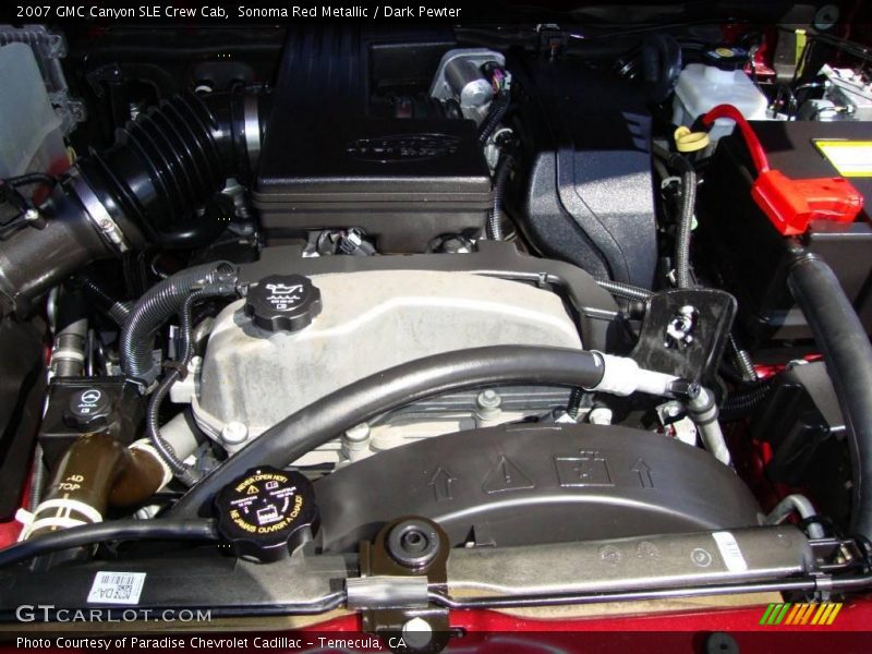 Sonoma Red Metallic / Dark Pewter 2007 GMC Canyon SLE Crew Cab