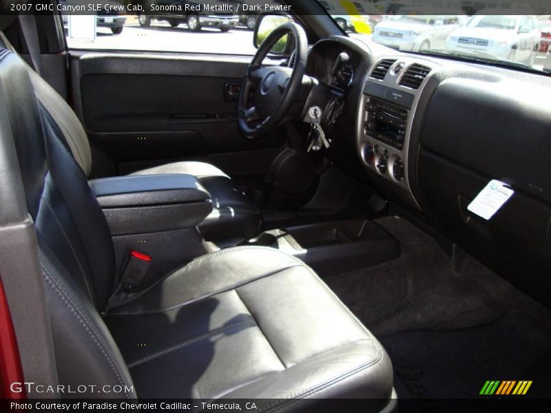 Sonoma Red Metallic / Dark Pewter 2007 GMC Canyon SLE Crew Cab