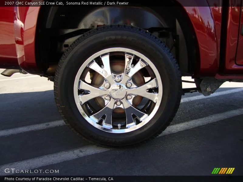 Sonoma Red Metallic / Dark Pewter 2007 GMC Canyon SLE Crew Cab