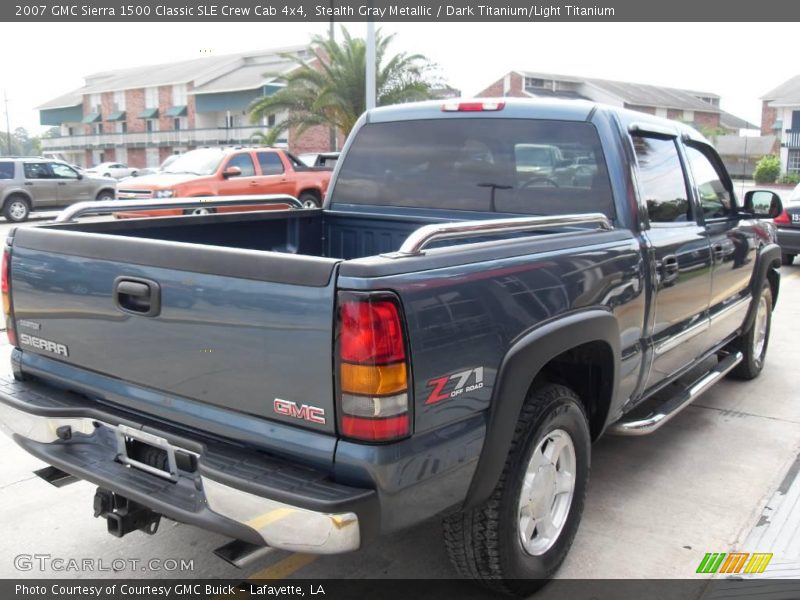Stealth Gray Metallic / Dark Titanium/Light Titanium 2007 GMC Sierra 1500 Classic SLE Crew Cab 4x4