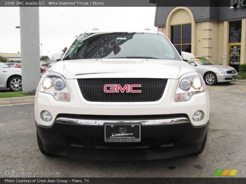 White Diamond Tricoat / Ebony 2008 GMC Acadia SLT