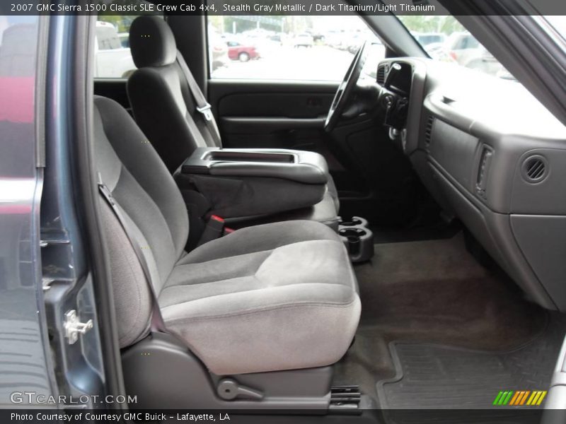 Stealth Gray Metallic / Dark Titanium/Light Titanium 2007 GMC Sierra 1500 Classic SLE Crew Cab 4x4