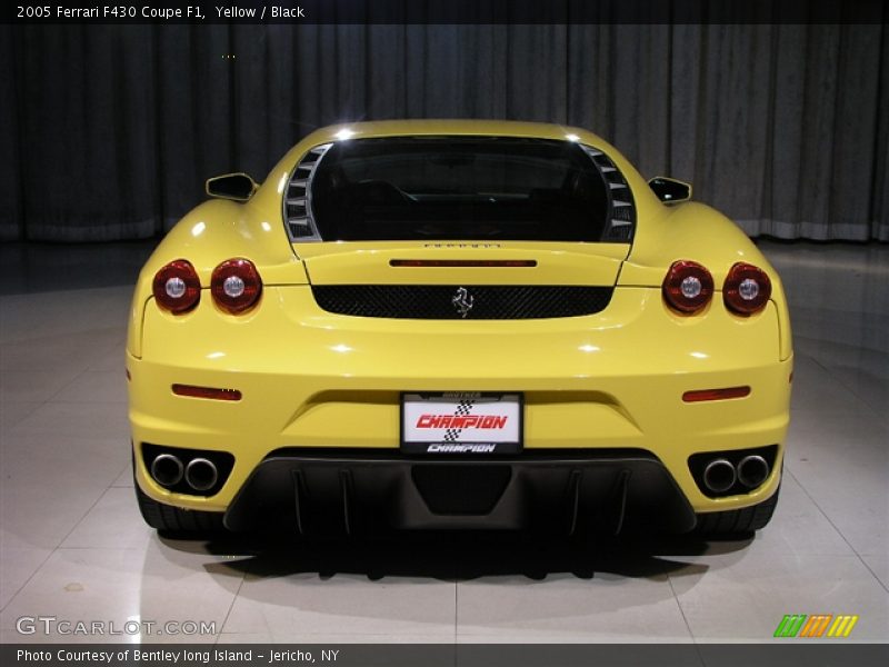 Yellow / Black 2005 Ferrari F430 Coupe F1