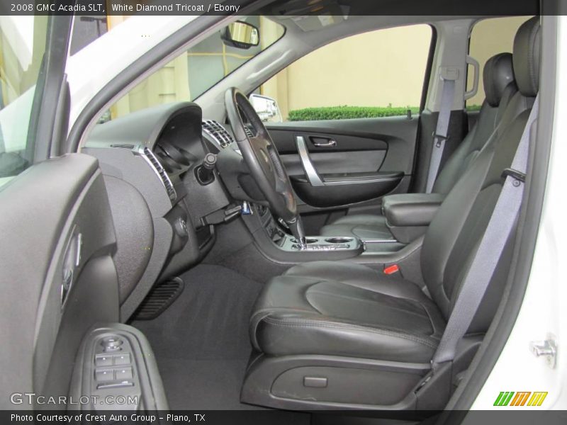 White Diamond Tricoat / Ebony 2008 GMC Acadia SLT