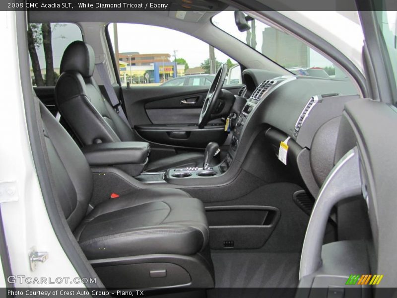 White Diamond Tricoat / Ebony 2008 GMC Acadia SLT