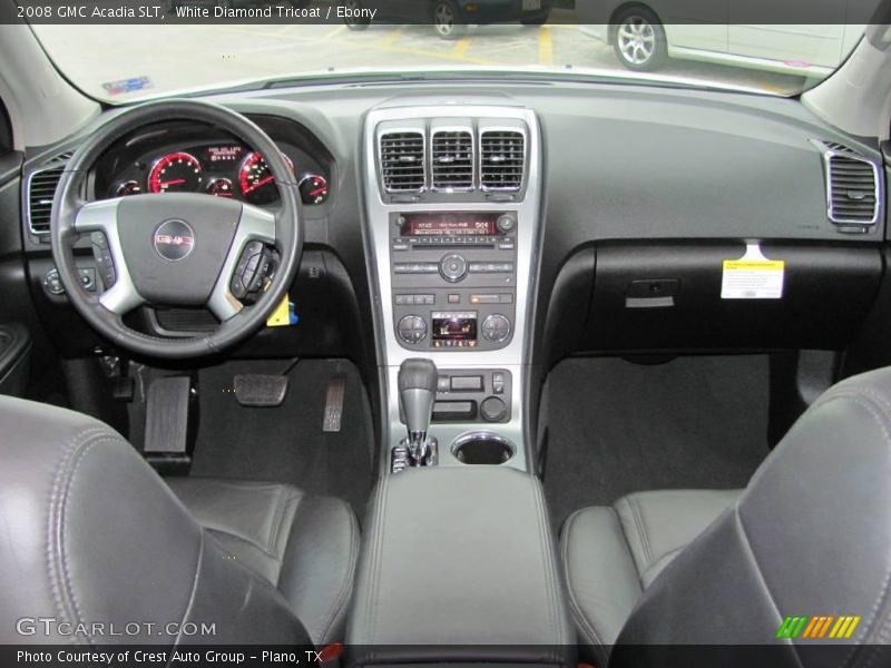White Diamond Tricoat / Ebony 2008 GMC Acadia SLT