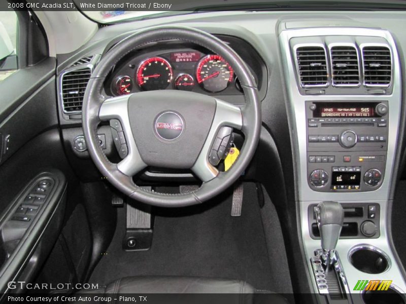 White Diamond Tricoat / Ebony 2008 GMC Acadia SLT