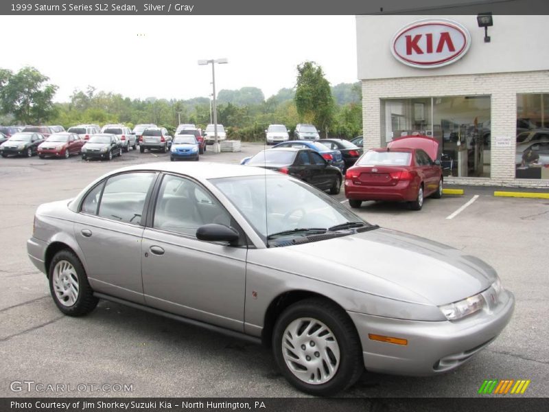 Silver / Gray 1999 Saturn S Series SL2 Sedan
