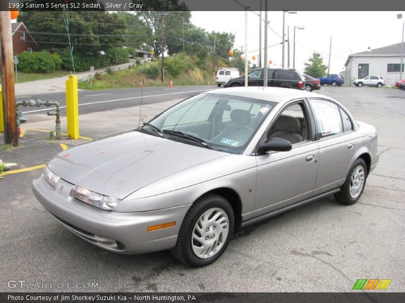 Silver / Gray 1999 Saturn S Series SL2 Sedan