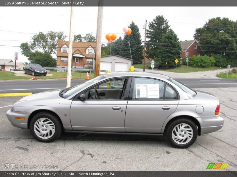 Silver / Gray 1999 Saturn S Series SL2 Sedan