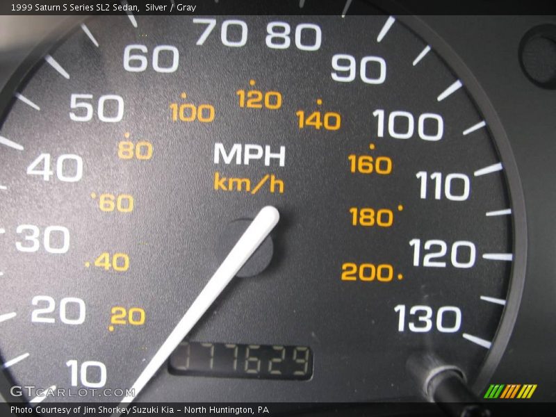 Silver / Gray 1999 Saturn S Series SL2 Sedan