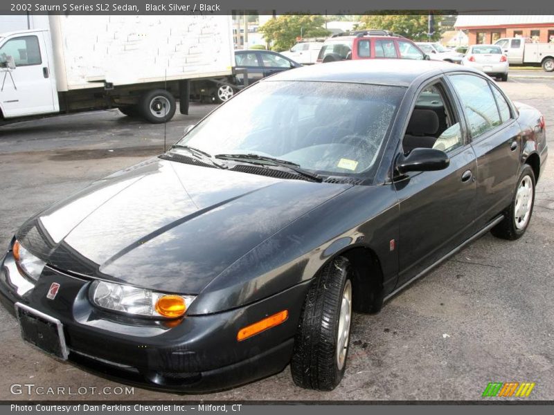 Black Silver / Black 2002 Saturn S Series SL2 Sedan