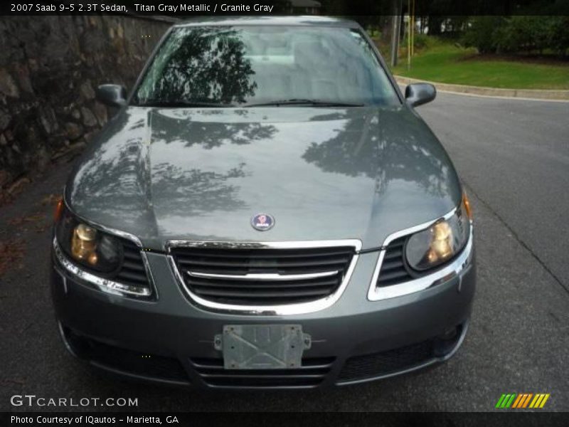 Titan Gray Metallic / Granite Gray 2007 Saab 9-5 2.3T Sedan