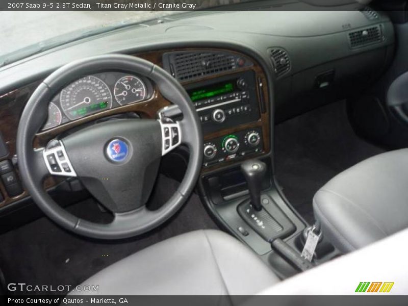 Titan Gray Metallic / Granite Gray 2007 Saab 9-5 2.3T Sedan