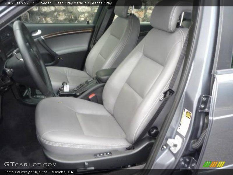 Titan Gray Metallic / Granite Gray 2007 Saab 9-5 2.3T Sedan