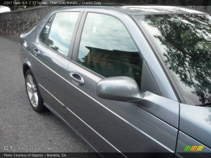 Titan Gray Metallic / Granite Gray 2007 Saab 9-5 2.3T Sedan