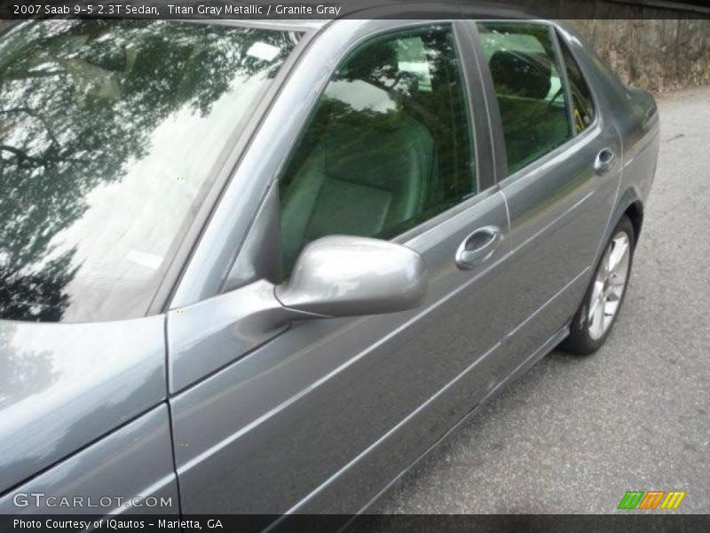 Titan Gray Metallic / Granite Gray 2007 Saab 9-5 2.3T Sedan