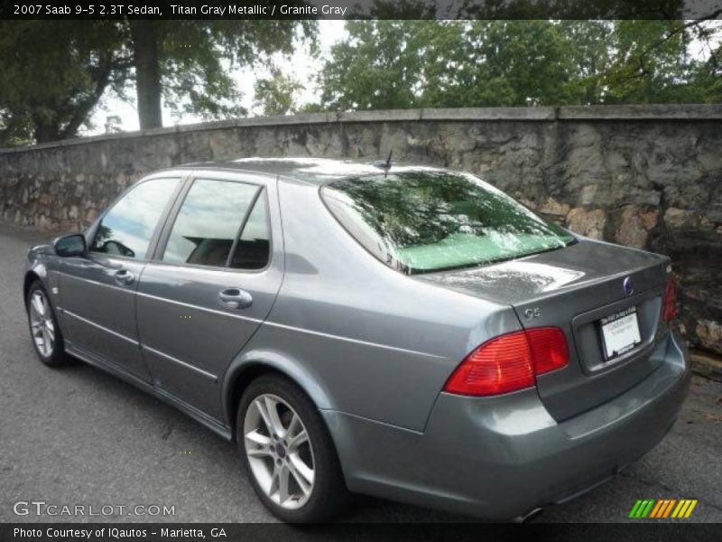 Titan Gray Metallic / Granite Gray 2007 Saab 9-5 2.3T Sedan