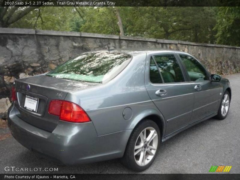 Titan Gray Metallic / Granite Gray 2007 Saab 9-5 2.3T Sedan
