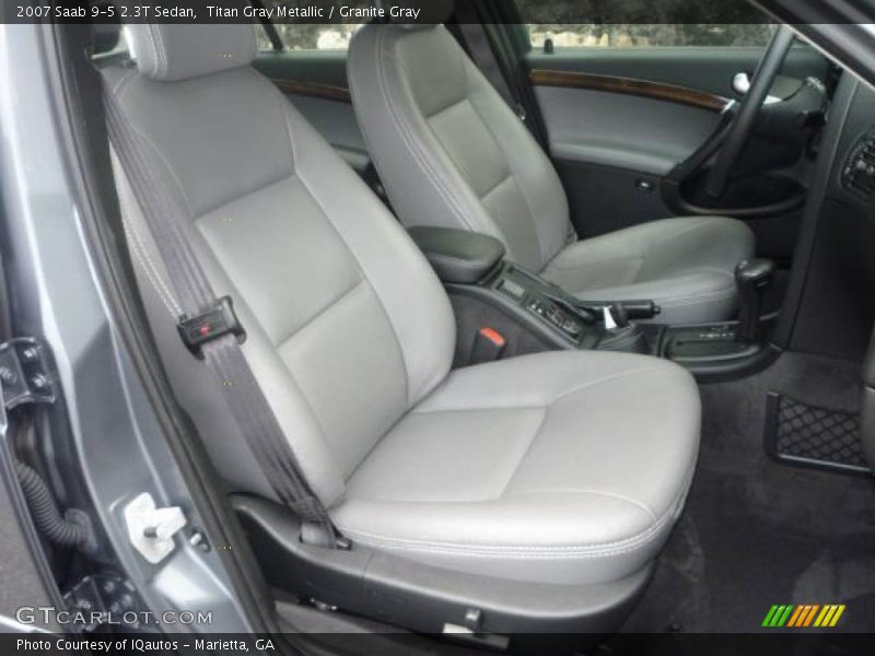 Titan Gray Metallic / Granite Gray 2007 Saab 9-5 2.3T Sedan