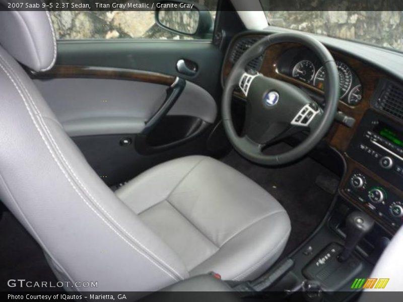 Titan Gray Metallic / Granite Gray 2007 Saab 9-5 2.3T Sedan