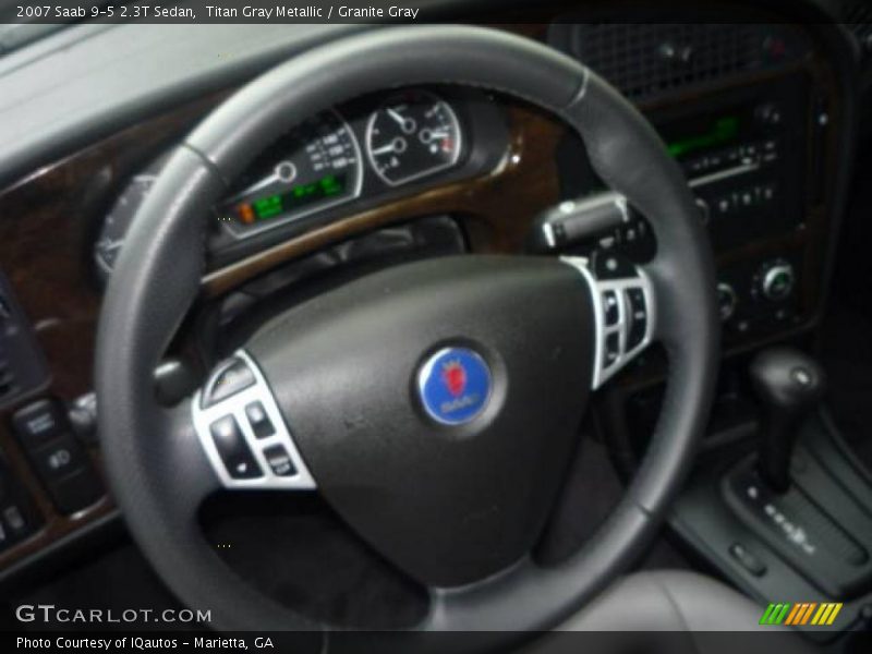 Titan Gray Metallic / Granite Gray 2007 Saab 9-5 2.3T Sedan