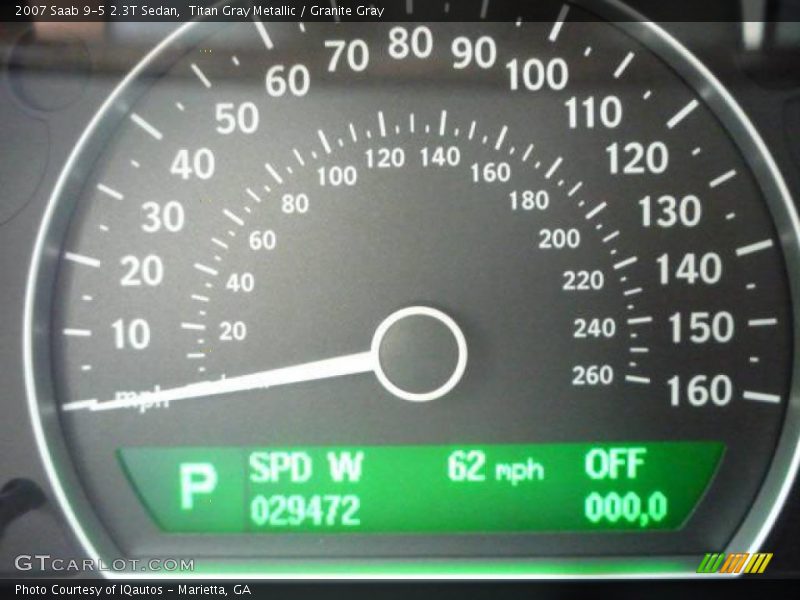 Titan Gray Metallic / Granite Gray 2007 Saab 9-5 2.3T Sedan