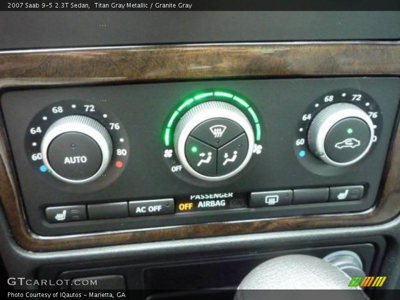 Titan Gray Metallic / Granite Gray 2007 Saab 9-5 2.3T Sedan