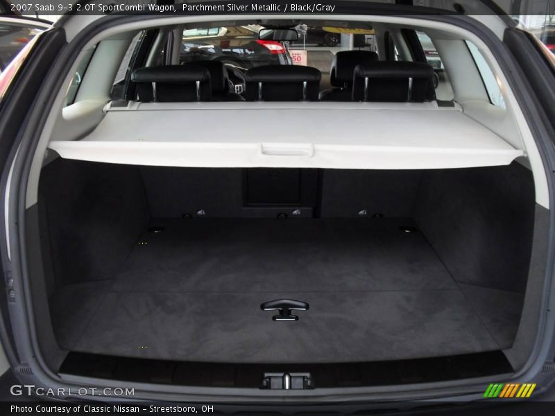 Parchment Silver Metallic / Black/Gray 2007 Saab 9-3 2.0T SportCombi Wagon