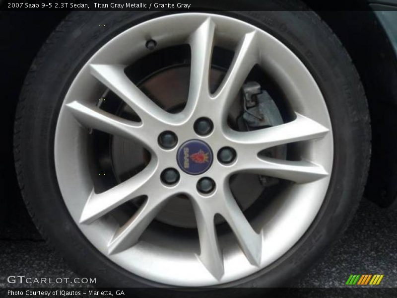 Titan Gray Metallic / Granite Gray 2007 Saab 9-5 2.3T Sedan