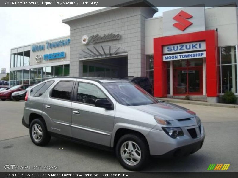 Liquid Gray Metallic / Dark Gray 2004 Pontiac Aztek