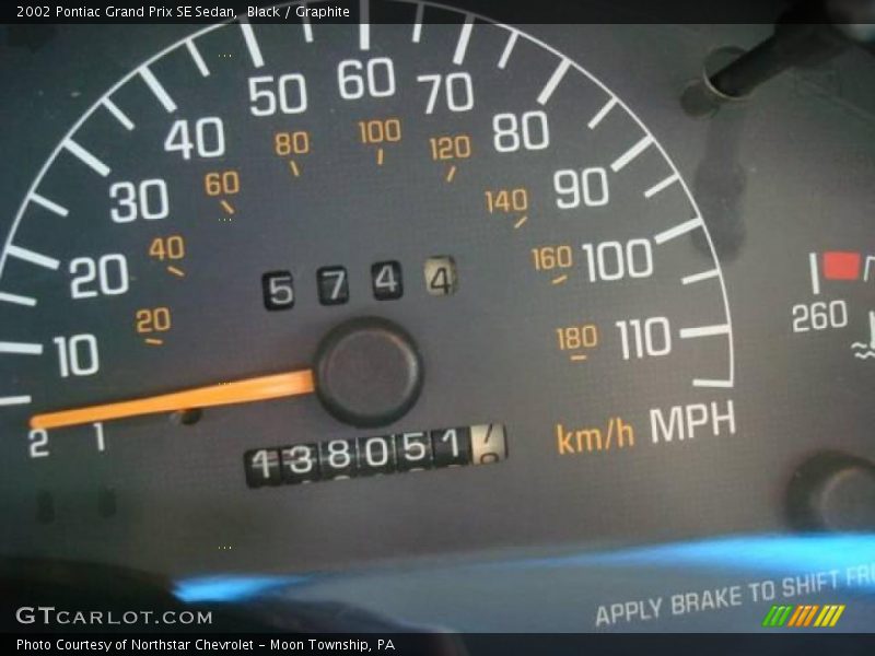 Black / Graphite 2002 Pontiac Grand Prix SE Sedan