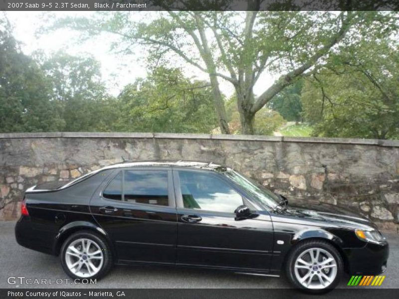 Black / Parchment 2007 Saab 9-5 2.3T Sedan