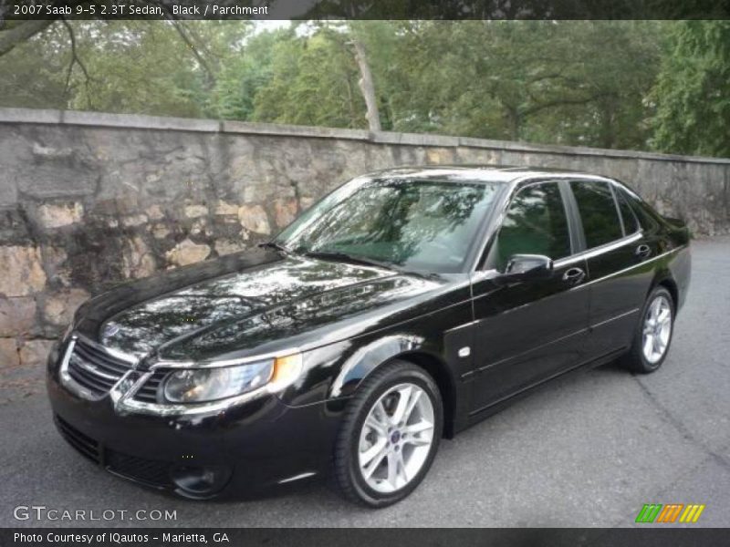 Black / Parchment 2007 Saab 9-5 2.3T Sedan