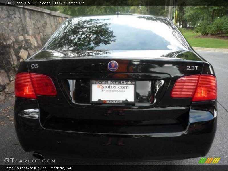 Black / Parchment 2007 Saab 9-5 2.3T Sedan
