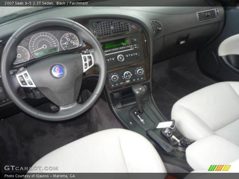 Black / Parchment 2007 Saab 9-5 2.3T Sedan