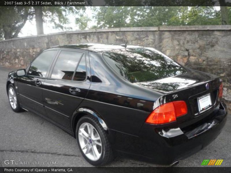 Black / Parchment 2007 Saab 9-5 2.3T Sedan