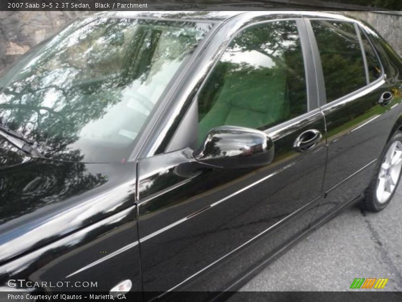 Black / Parchment 2007 Saab 9-5 2.3T Sedan