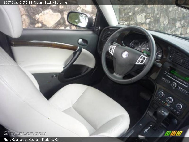 Black / Parchment 2007 Saab 9-5 2.3T Sedan