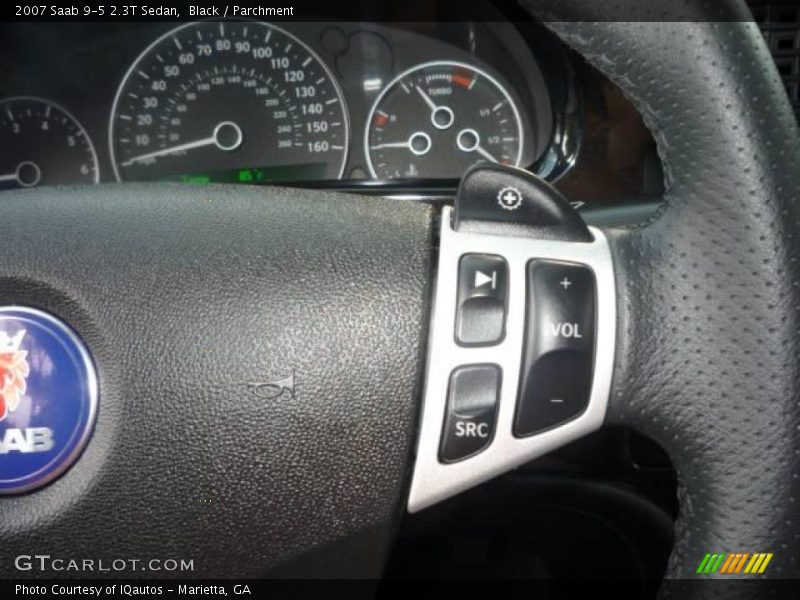 Black / Parchment 2007 Saab 9-5 2.3T Sedan