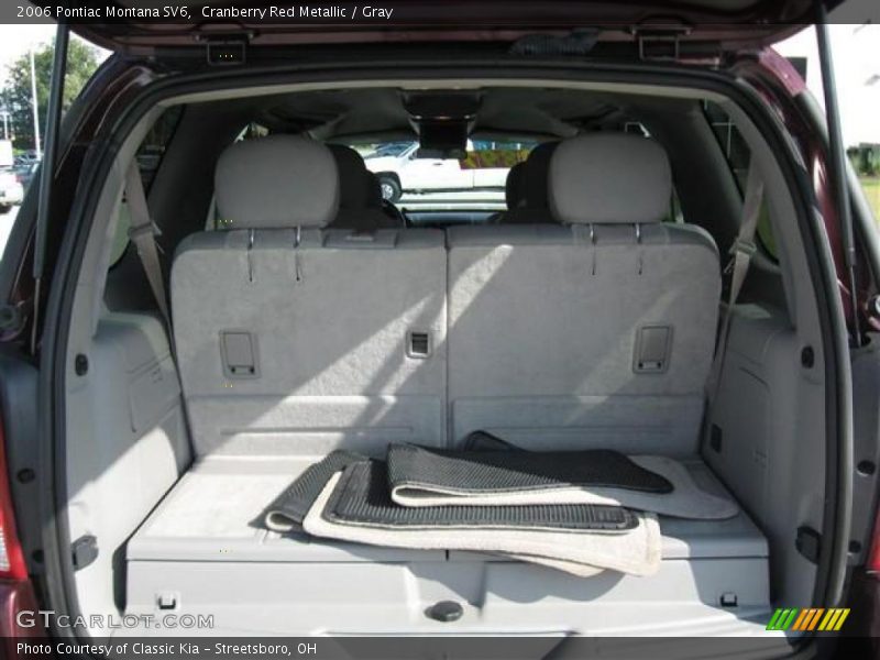 Cranberry Red Metallic / Gray 2006 Pontiac Montana SV6