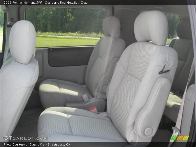 Cranberry Red Metallic / Gray 2006 Pontiac Montana SV6