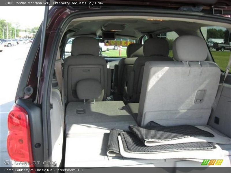 Cranberry Red Metallic / Gray 2006 Pontiac Montana SV6