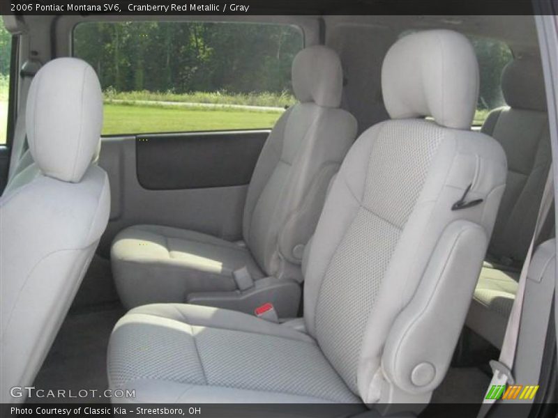 Cranberry Red Metallic / Gray 2006 Pontiac Montana SV6