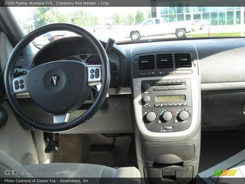 Cranberry Red Metallic / Gray 2006 Pontiac Montana SV6