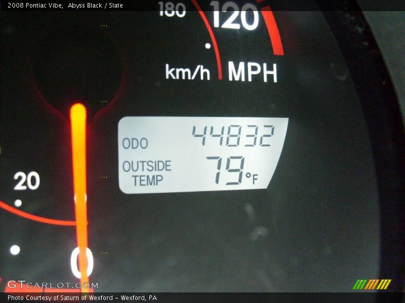 Abyss Black / Slate 2008 Pontiac Vibe