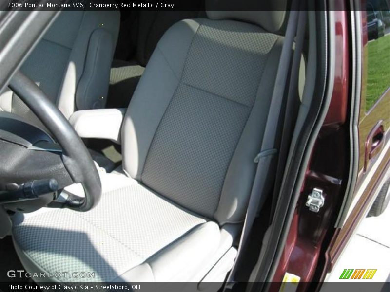 Cranberry Red Metallic / Gray 2006 Pontiac Montana SV6